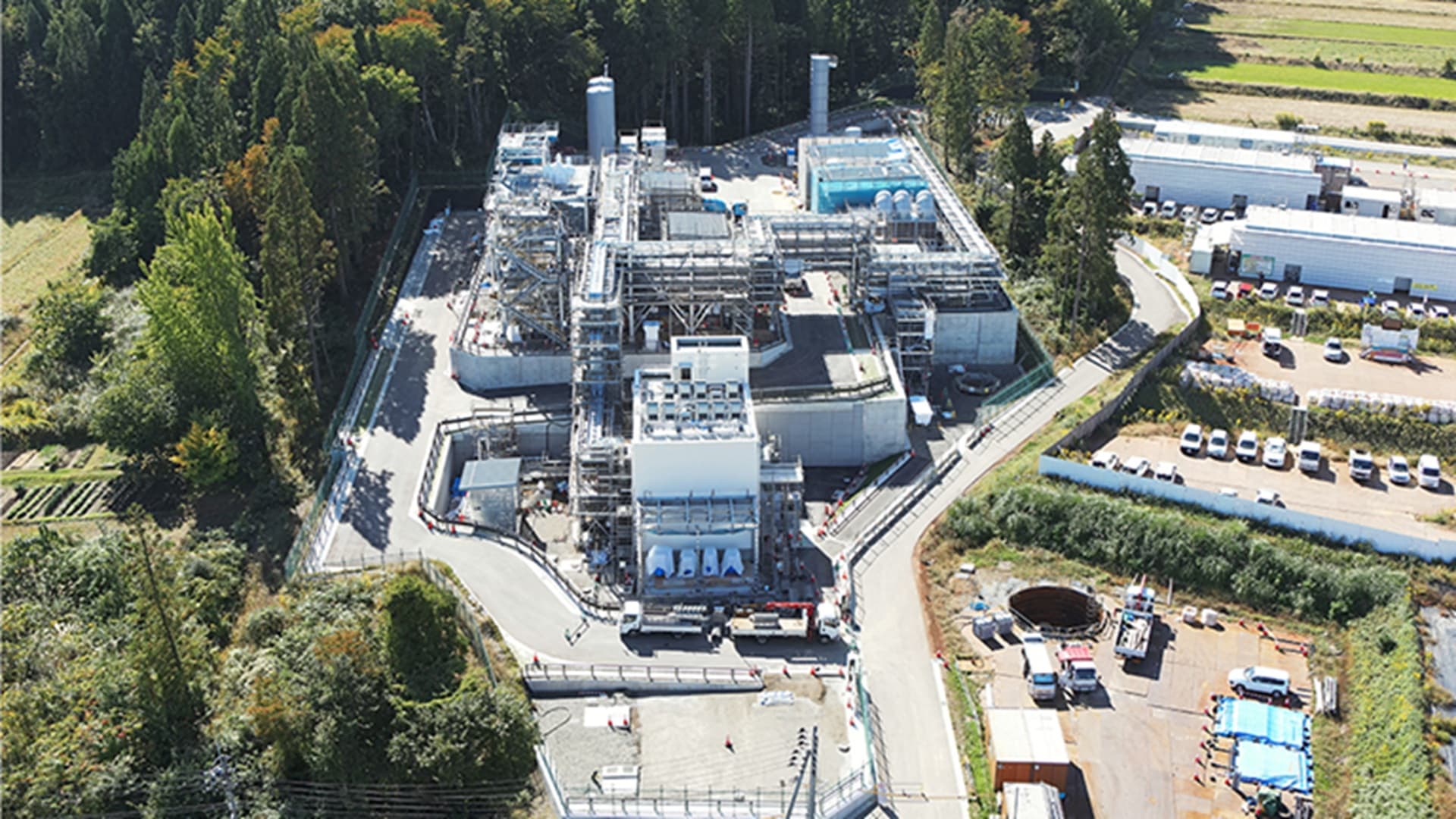 World's largest CO2 methanation test facility goes online in Japan